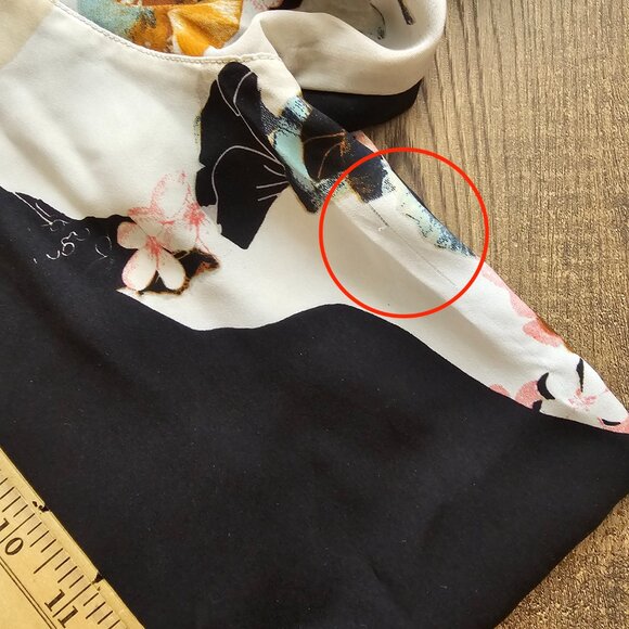 3.1 Phillip Lim Long Sleeve High Low Button Up Shirt, S/P, Tan & Black - Picture 9 of 10